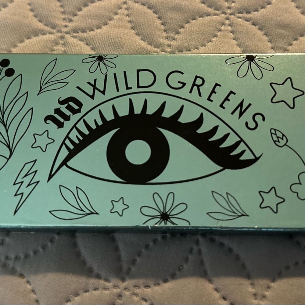 Urban Decay Wild Greens 12-Pan Eyeshadow Palette-NIB